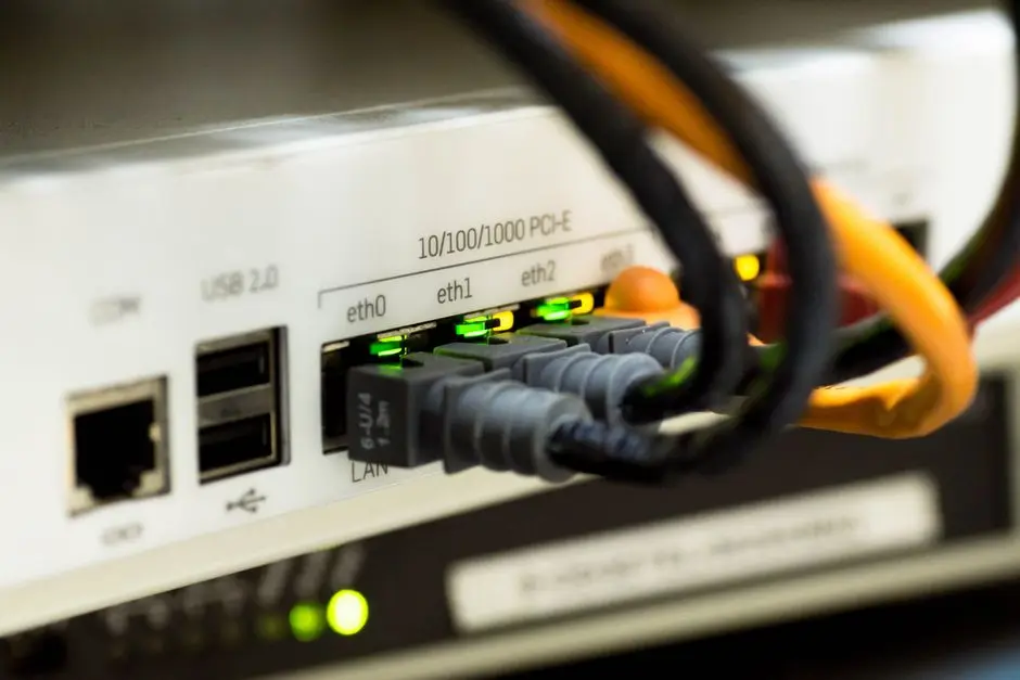 Ilustrasi router WiFi di ruang tengah